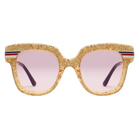 occhiali gucci glitter